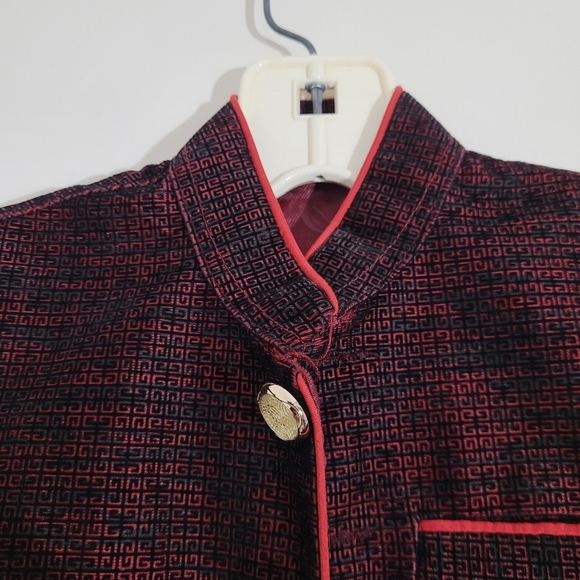 Tonyland -- Kids Formal Red and Black Vest - Picture 3 of 4